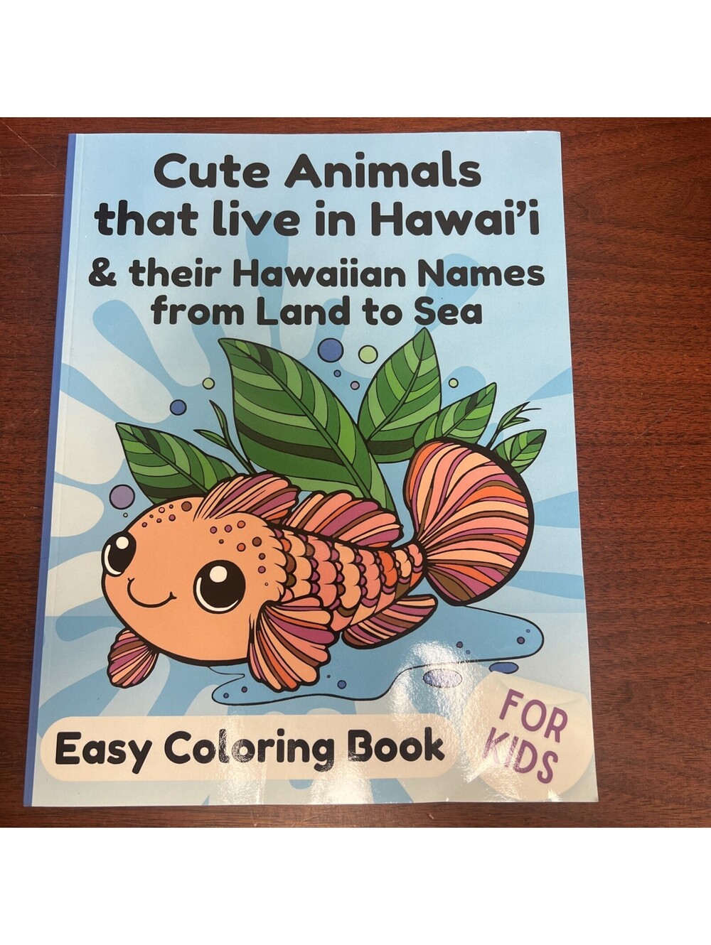 Cute Animals that Live in Hawaii & their Hawaiian Names: educational coloring